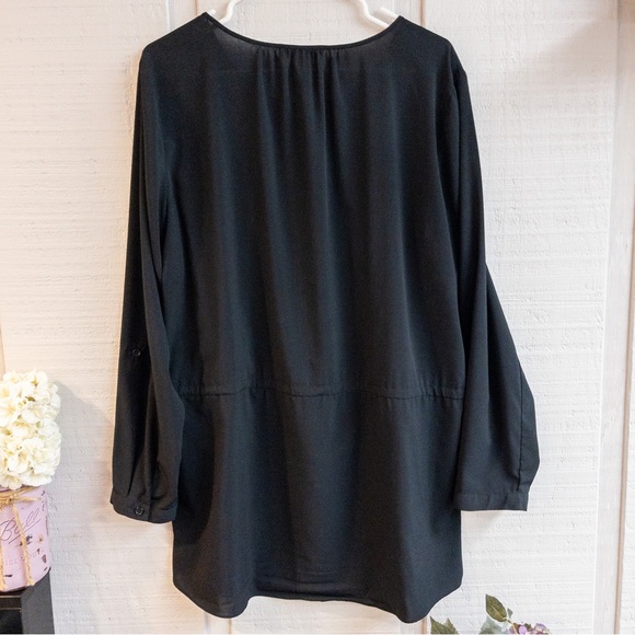 INC International Concepts Mini Dress or Tunic Cinch Waist Zip Pockets - Picture 7 of 8